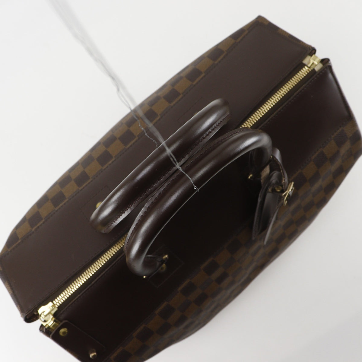 Louis Vuitton Greenwich Damier Brown Canvas Handbag (Pre-Owned)