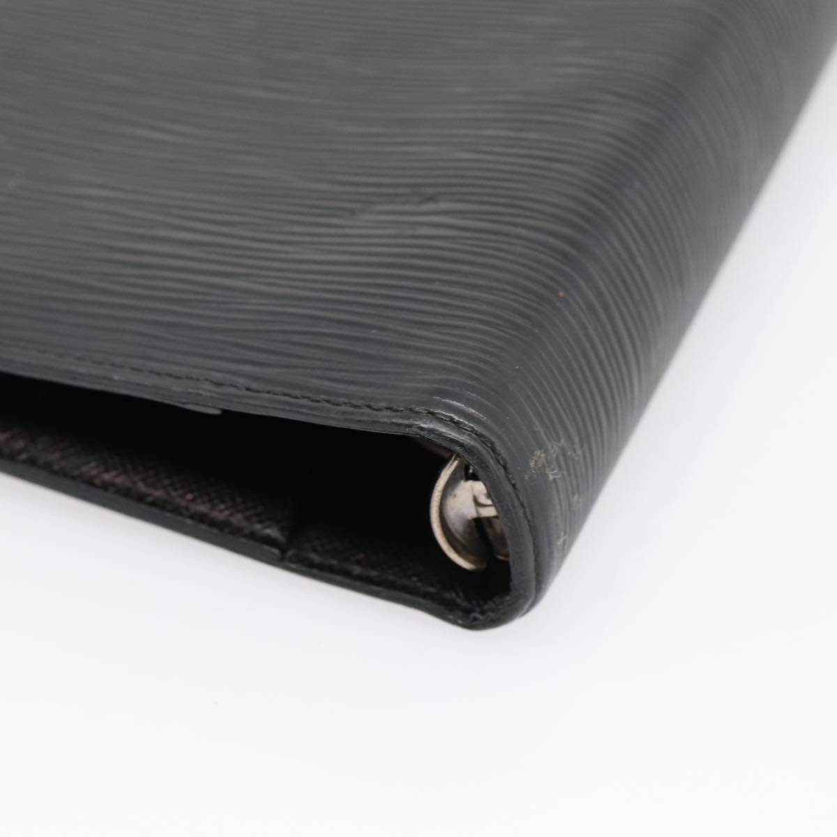 Louis Vuitton Agenda Cover Epi Leather Black Leather Wallets Accessory (Pre-Owned)