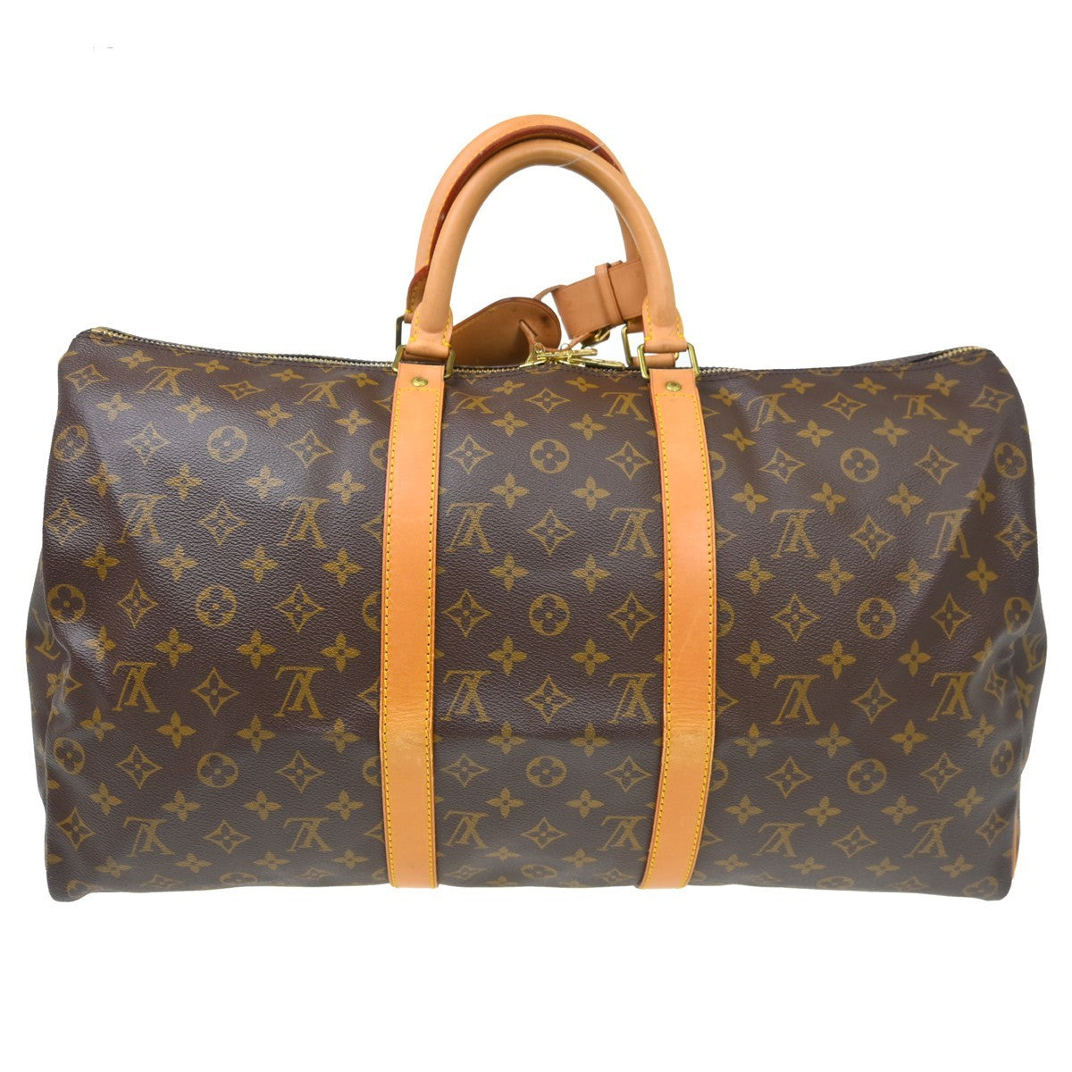 Louis Vuitton Keepall Monogram Canvas Brown Canvas Travel Bag Bag (Pre-Owned)