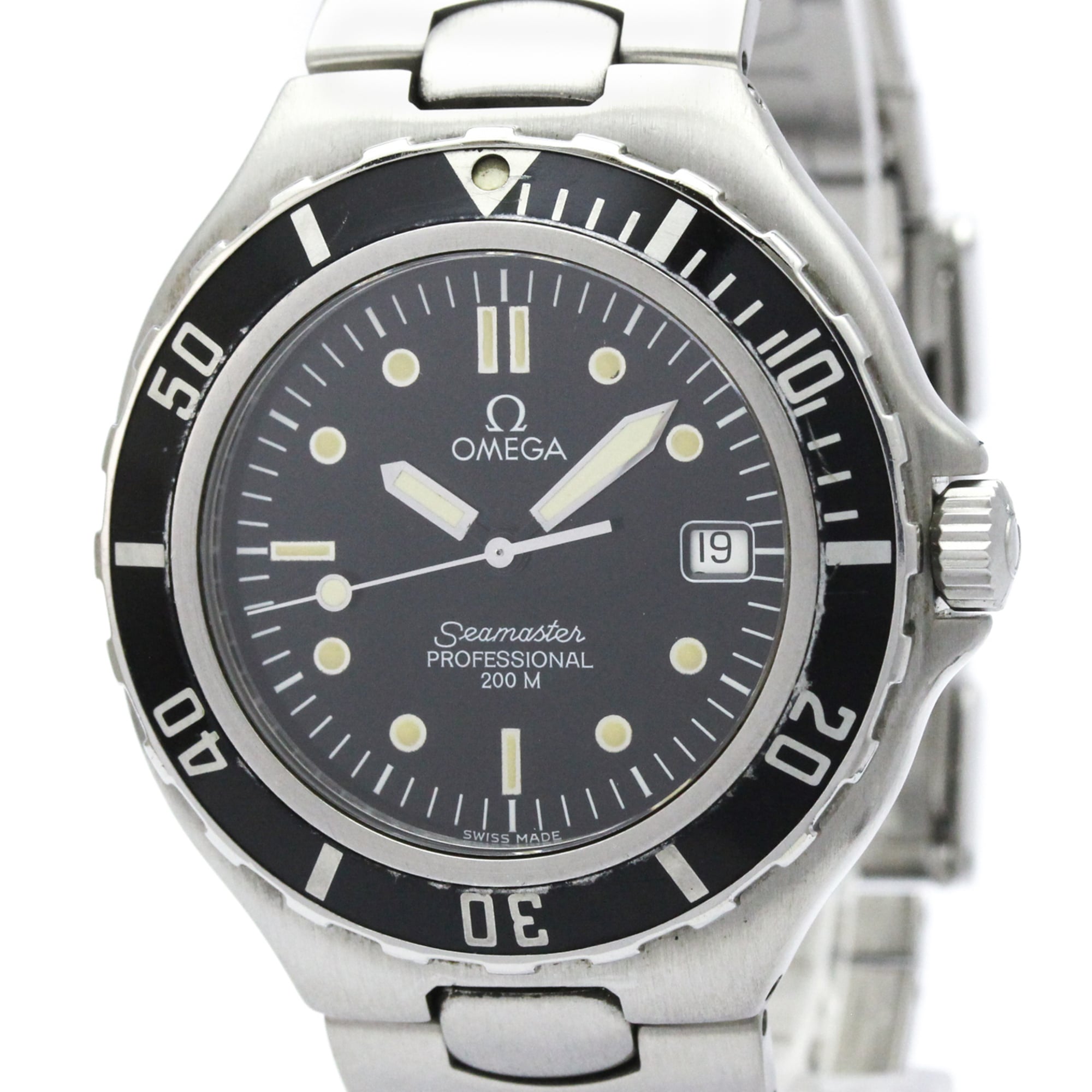 Omega Seamaster Professional 200 Pre Bond Chronometer Quartz Stainless Steel Watch (Pre-Owned)