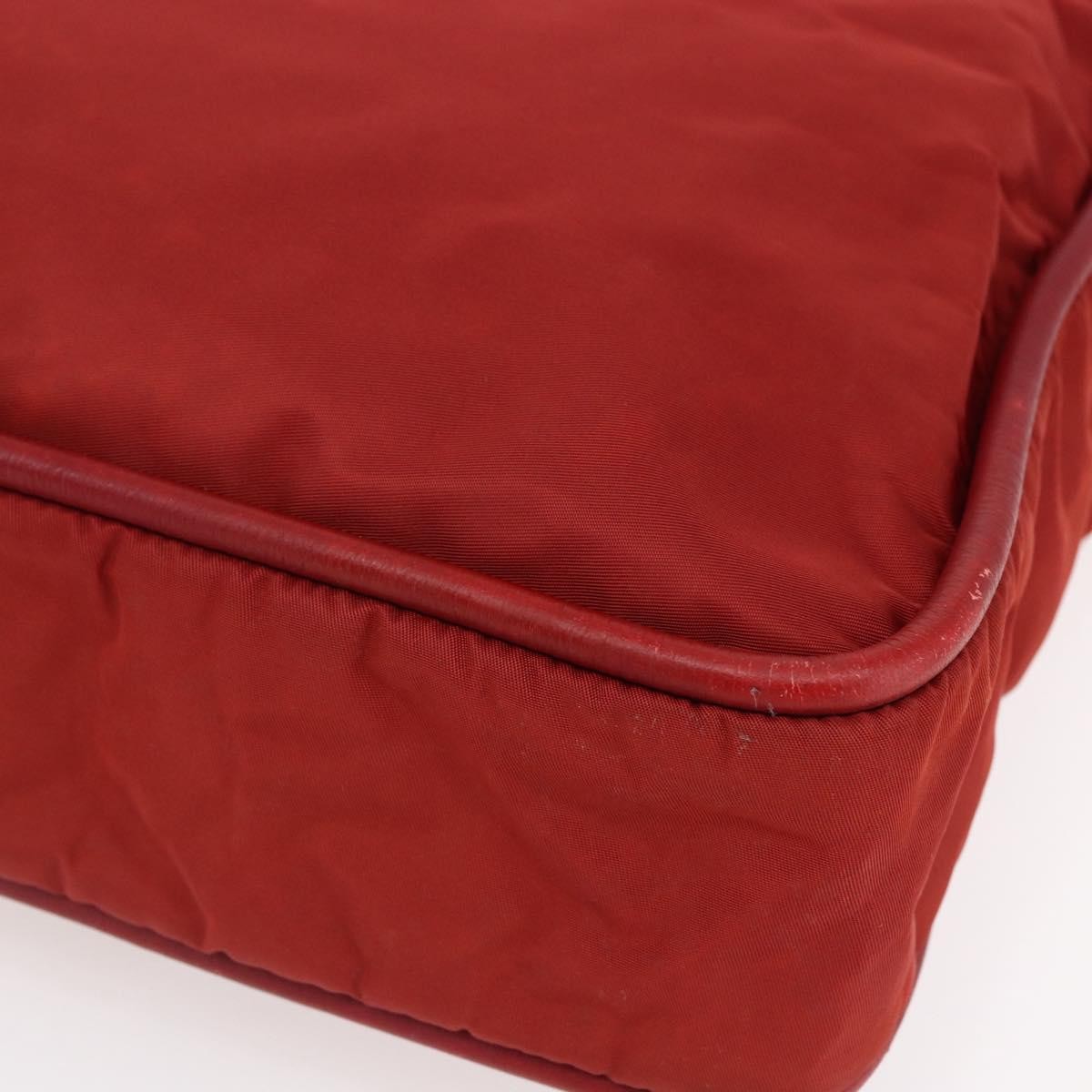Celine Tote Nylon Red Nylon Tote Bag Bag (Pre-Owned)
