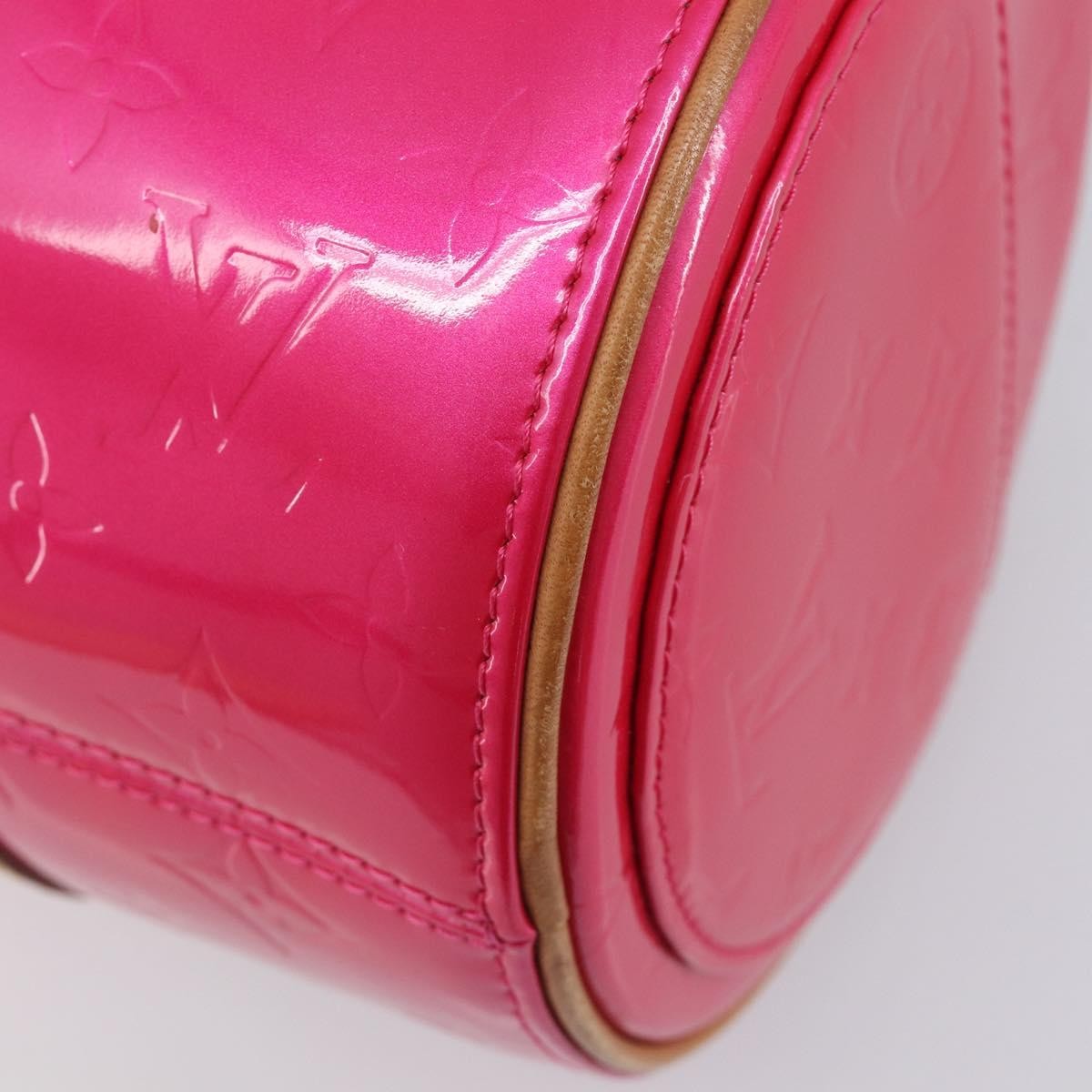 Louis Vuitton Bedford Monogram Vernis Pink Patent_Leather Handbag (Pre-Owned)