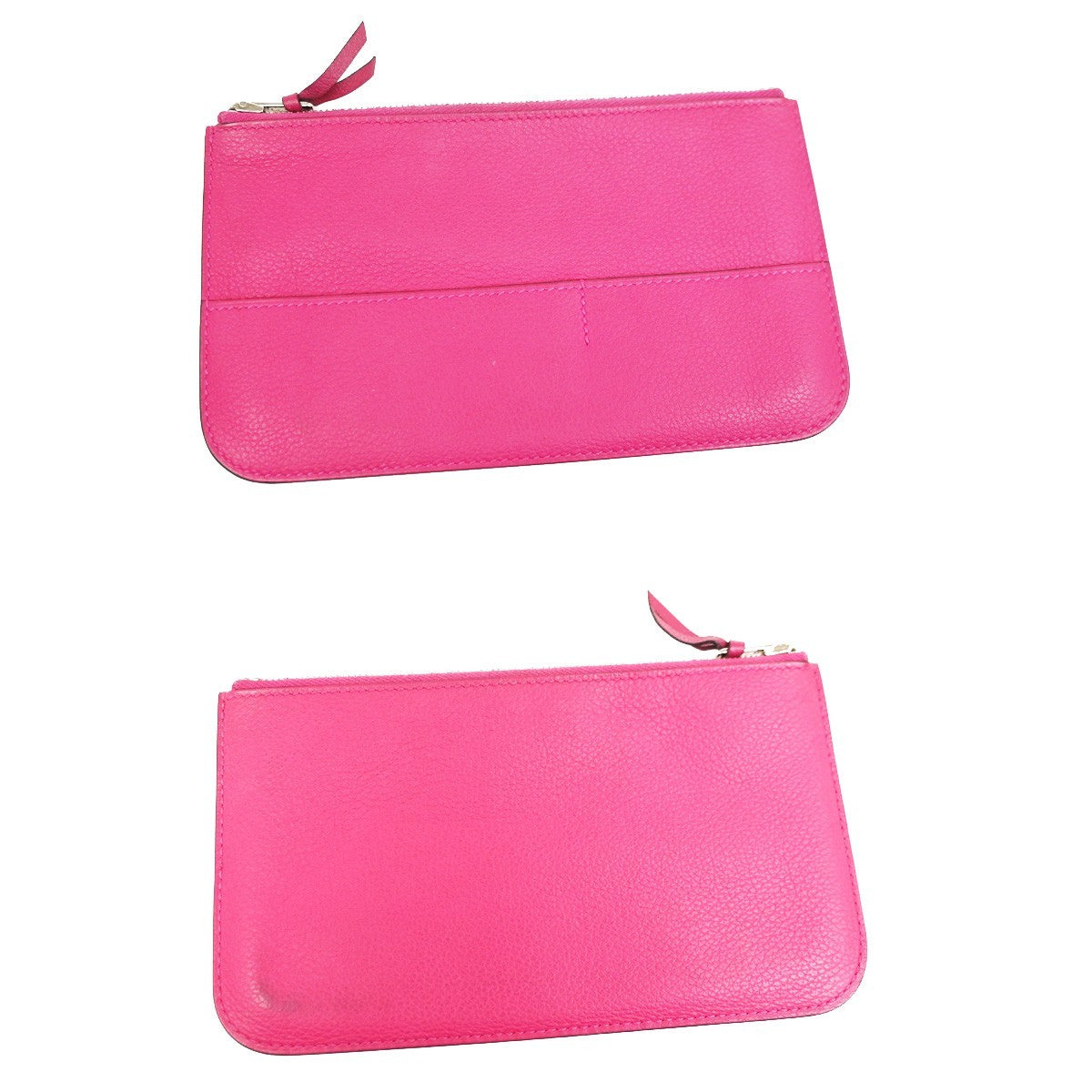 Hermes Dogon Duo Combined Leather Pink Leather Wallets Accessory (Pre-Owned)