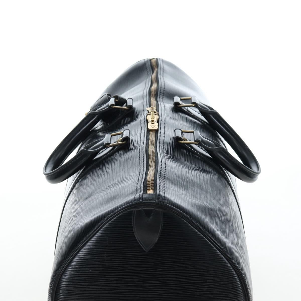 Louis Vuitton Keepall Epi Black Leather Travel Bag Bag (Pre-Owned)