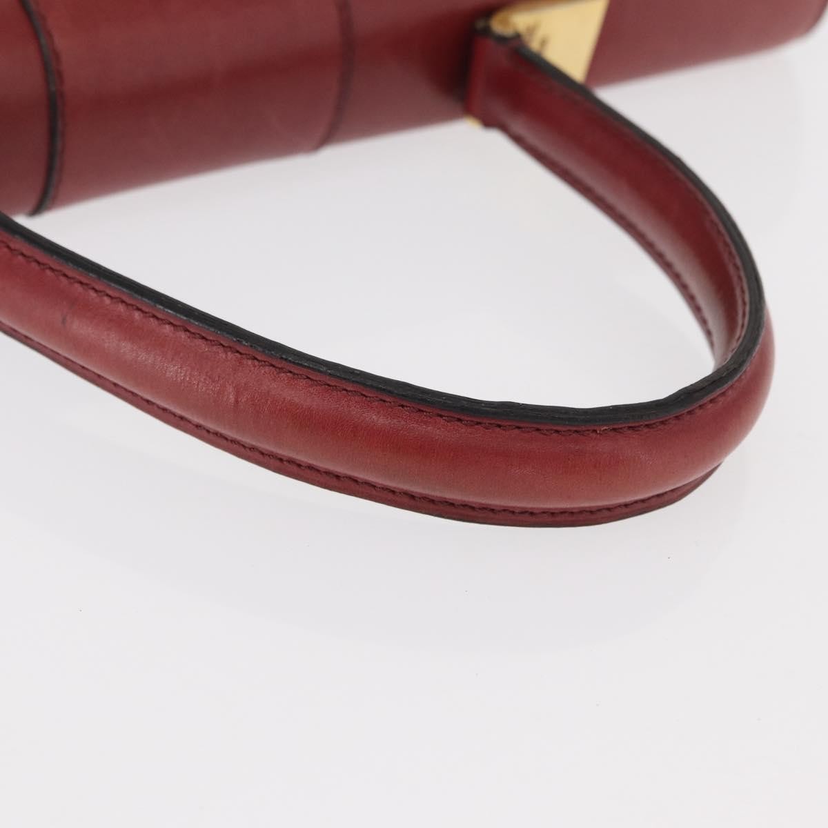 Celine Handbag Leather Red Leather Handbag (Pre-Owned)