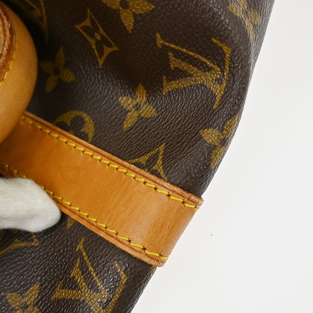 Louis Vuitton Keepall Bandouliere Monogram Canvas Brown Canvas Travel Bag Bag (Pre-Owned)