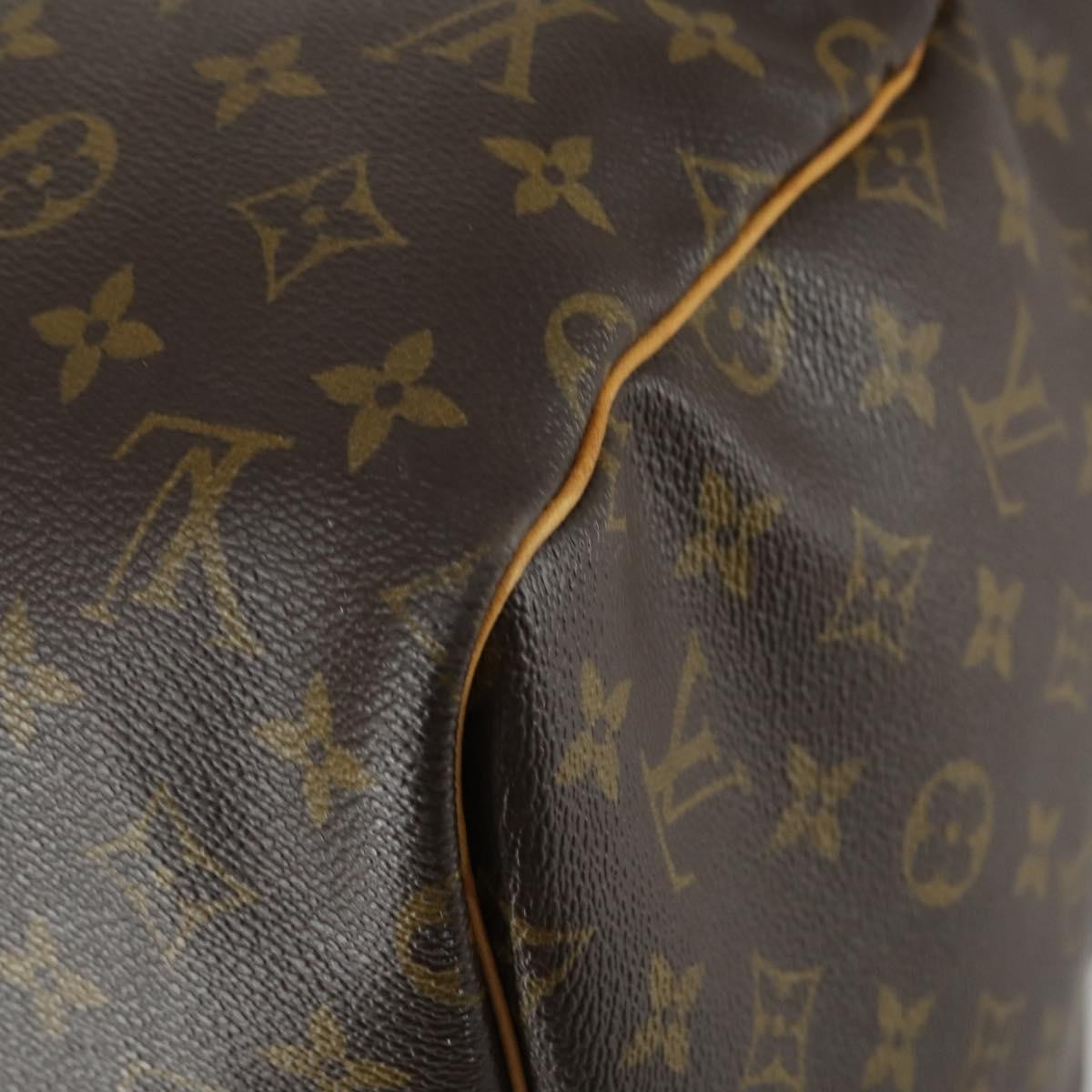 Louis Vuitton Keepall Monogram Canvas Brown Canvas Travel Bag Bag (Pre-Owned)
