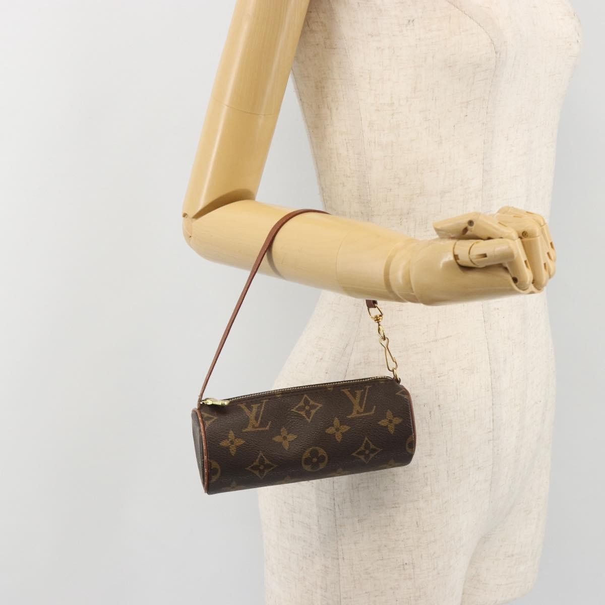 Louis Vuitton Papillon Pochette Monogram Canvas Brown Canvas Clutche & Pouche Bag (Pre-Owned)