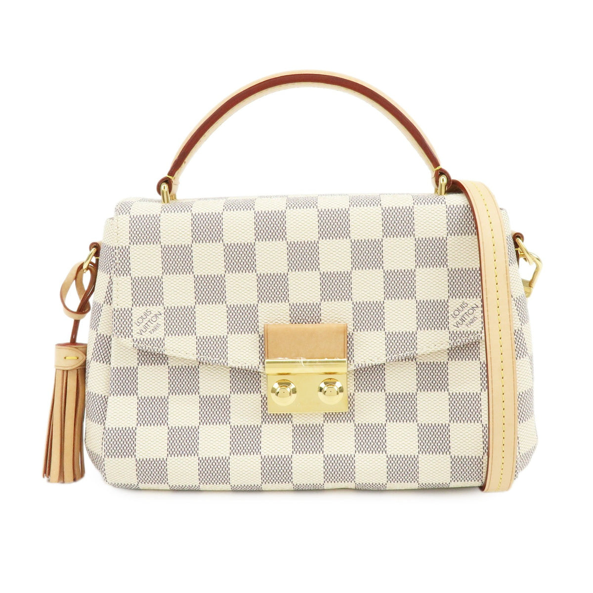 Louis Vuitton Croisette Epi Leather White Canvas Tote Bag Bag (Pre-Owned)