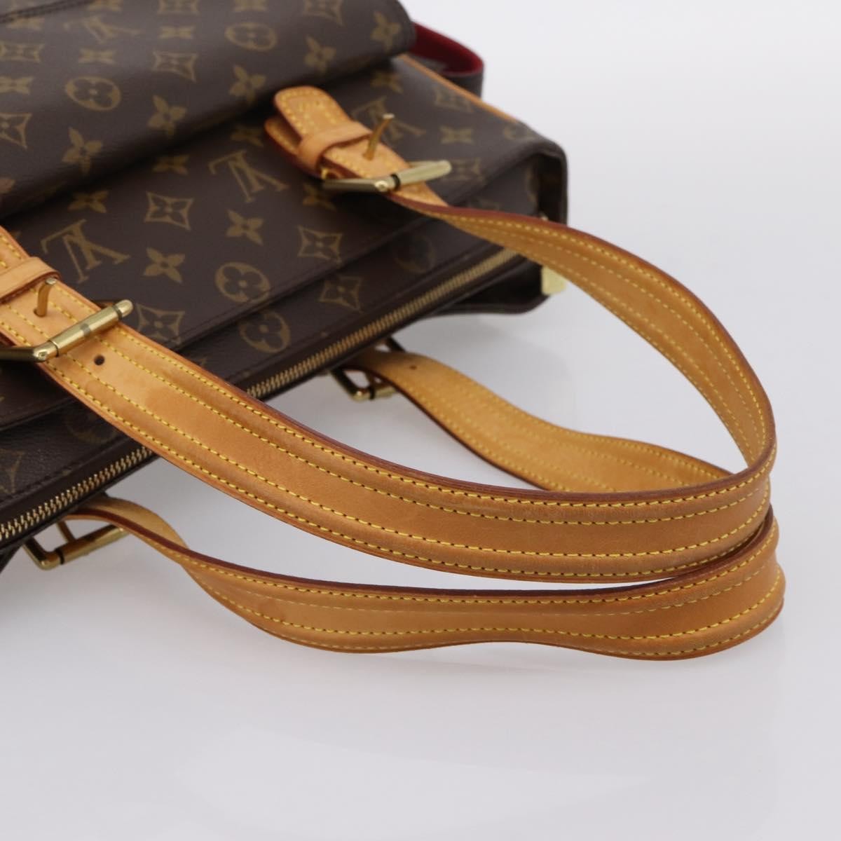 Louis Vuitton Multipli Cite Monogram Canvas Brown Canvas Handbag (Pre-Owned)