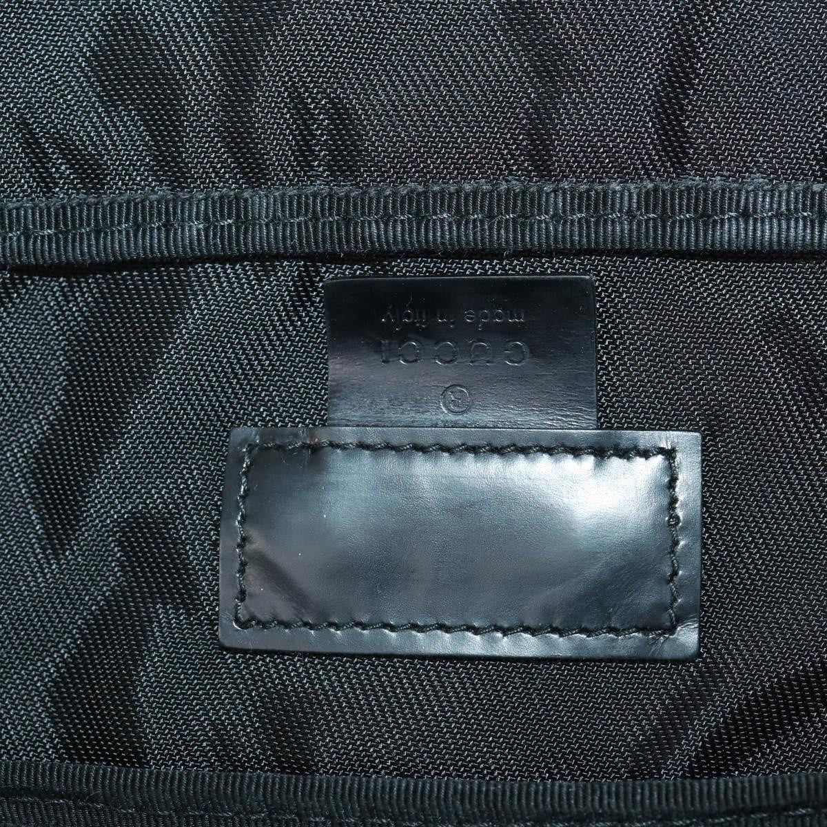 Gucci Vintage Nylon Black Nylon Travel Bag Bag (Pre-Owned)