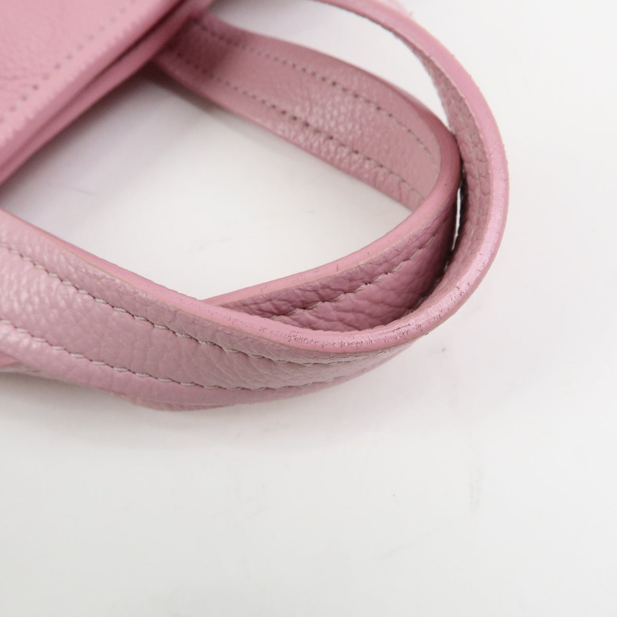 Balenciaga Everyday 2.0 North South Leather Pink Leather Tote Bag Bag (Pre-Owned)