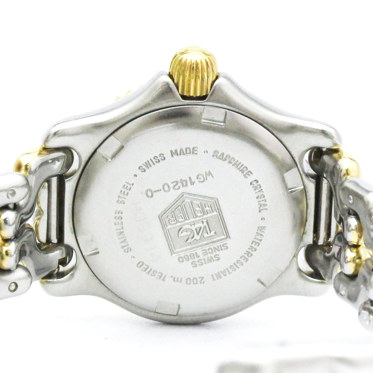 Tag Heuer Sel Professional 200M Quartz Stainless Steel And Gold Plated Watch (Pre-Owned)