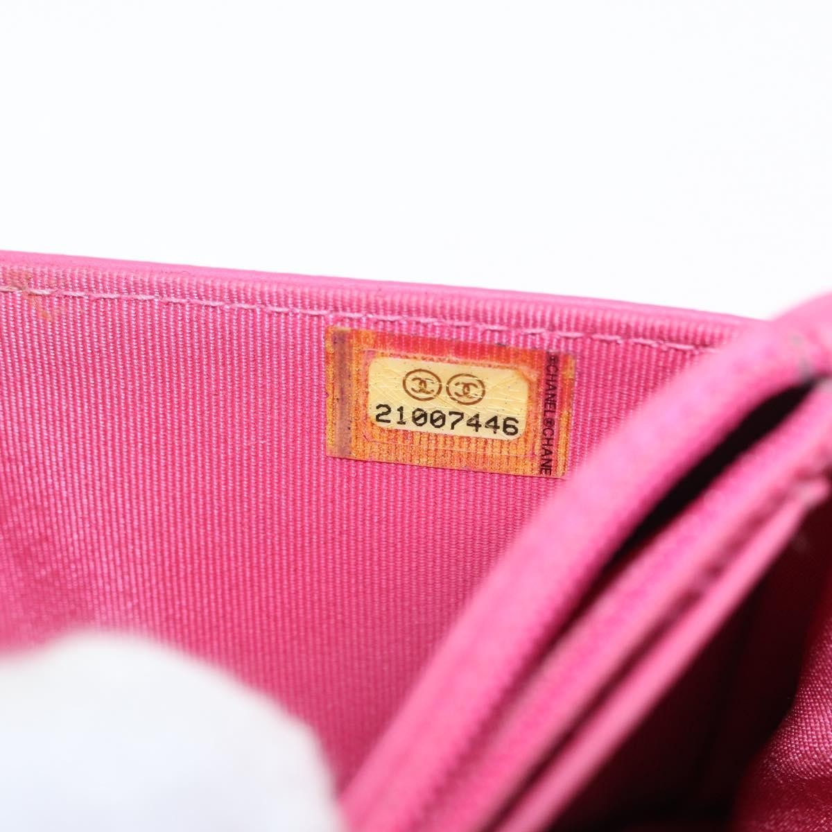 Chanel Wallet On Chain Quilted Ombre Lambskin Pink Leather Crossbody Bag Bag (Pre-Owned)