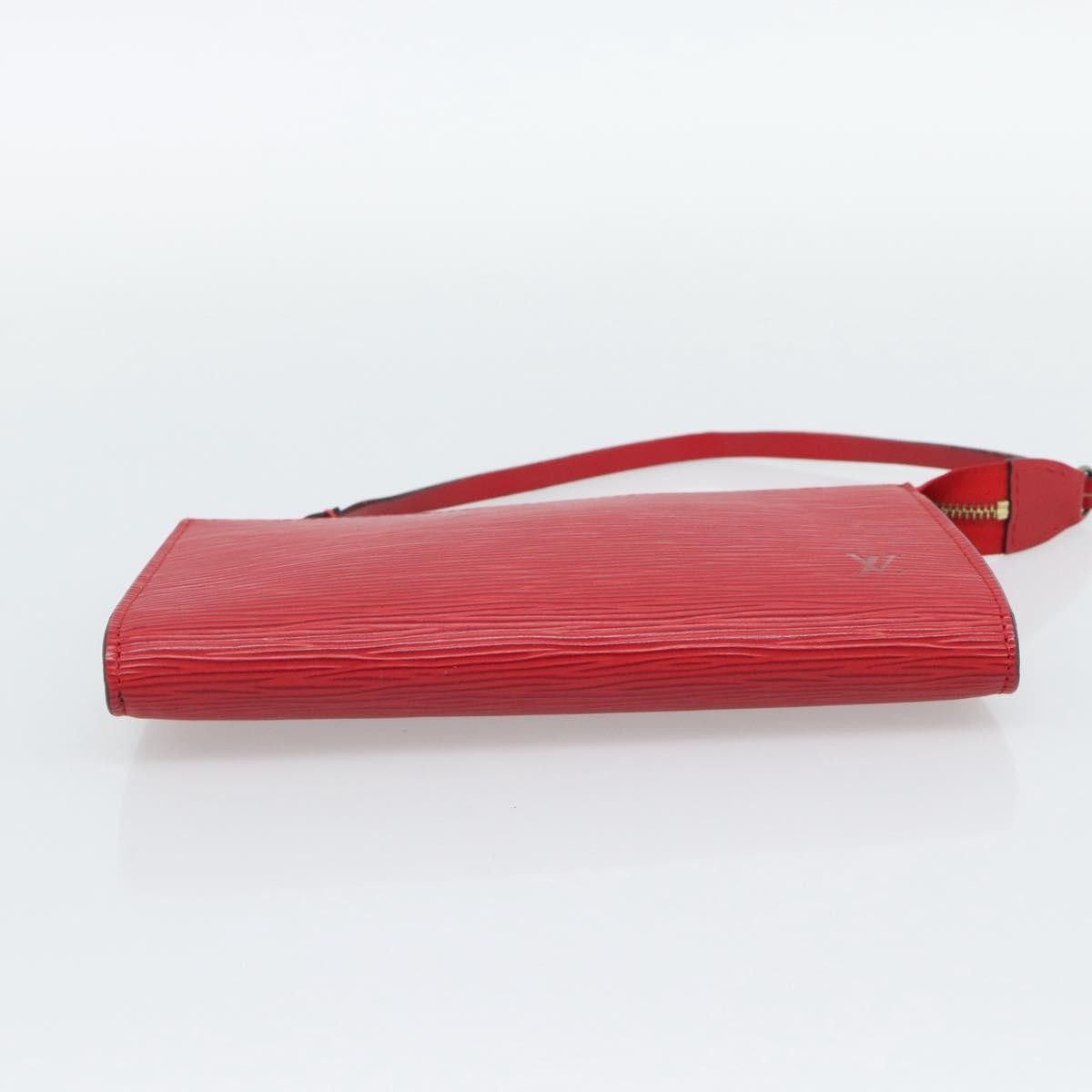 Louis Vuitton Pochette Accessoires Epi Red Leather Clutche & Pouche Bag (Pre-Owned)