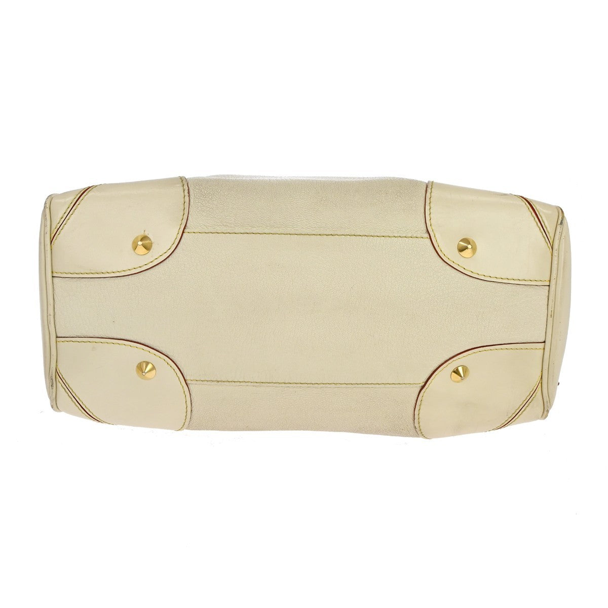 Louis Vuitton Suhali Le Majestueux Leather White Leather Handbag (Pre-Owned)