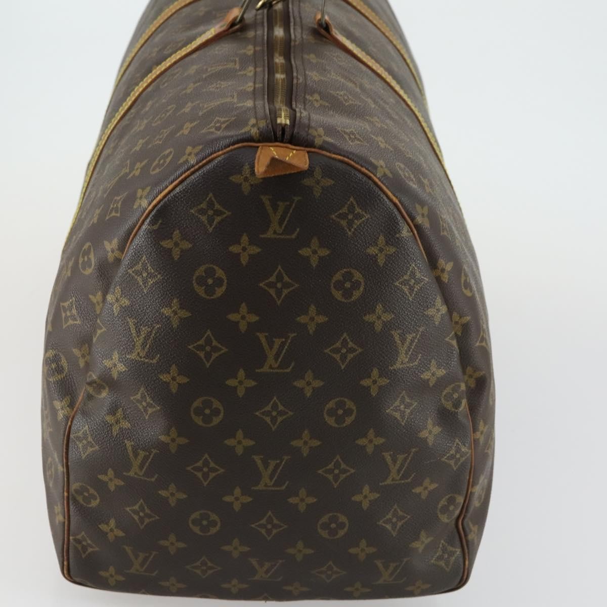 Louis Vuitton Keepall Monogram Canvas Brown Canvas Travel Bag Bag (Pre-Owned)
