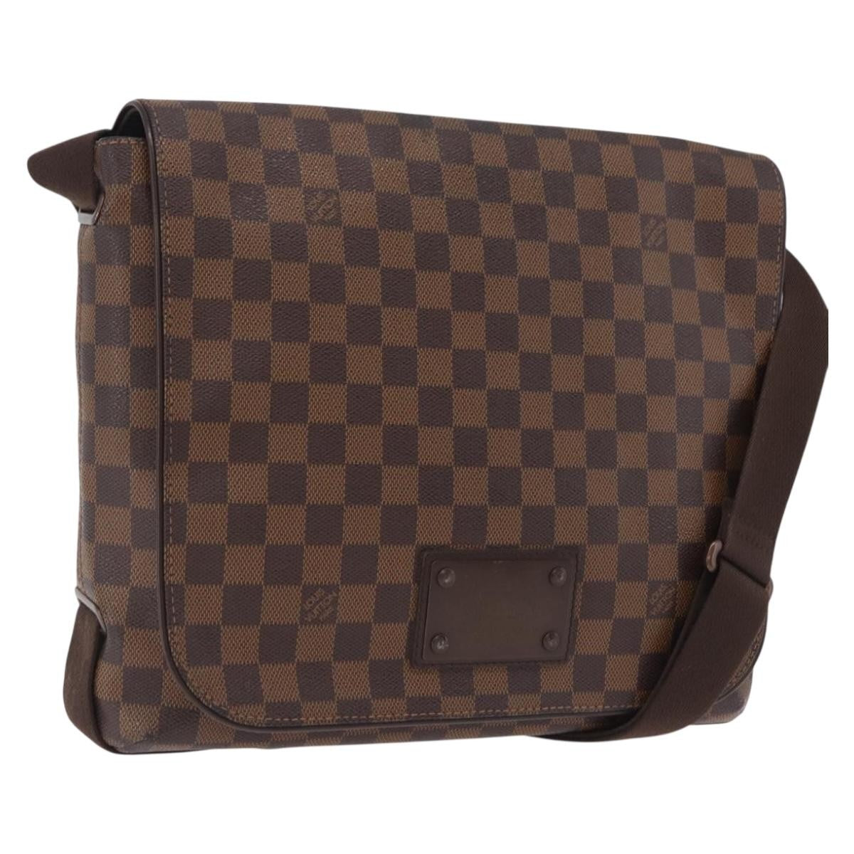 Louis Vuitton Brooklyn Damier Brown Canvas Shoulder Bag Bag (Pre-Owned)