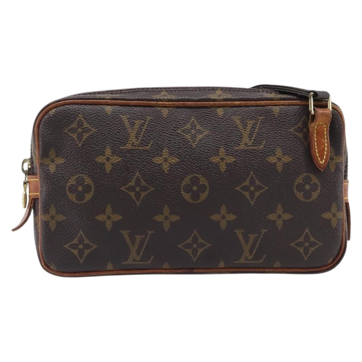 Louis Vuitton Pochette Marly Bandouliere Monogram Canvas Brown Canvas Handbag (Pre-Owned)