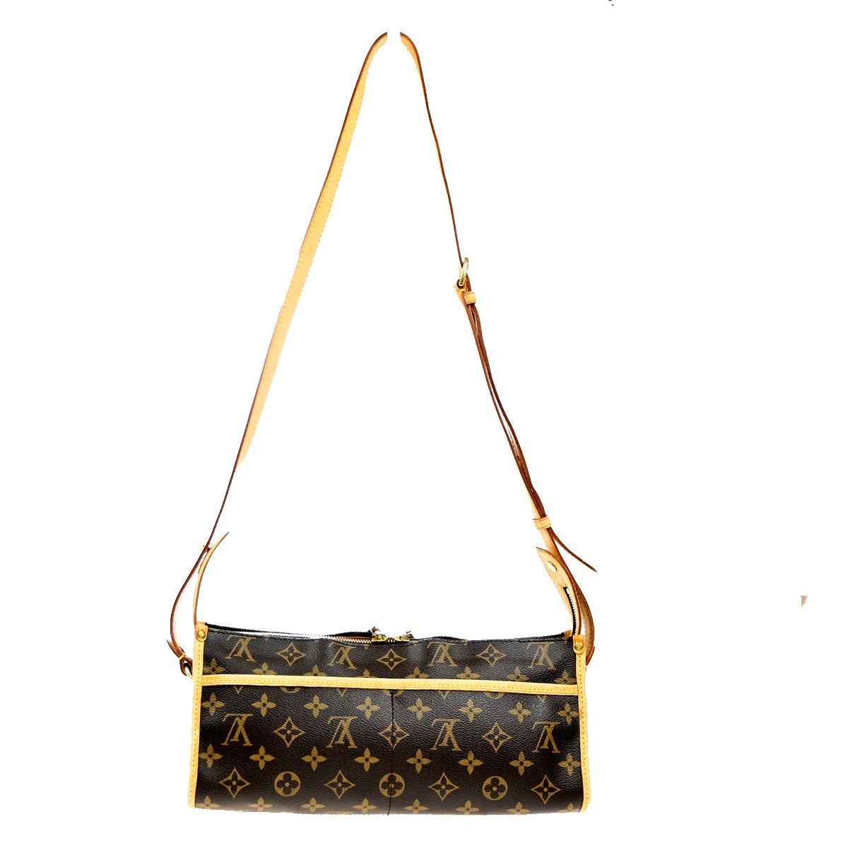 Louis Vuitton Popincourt Monogram Canvas Brown Canvas Shoulder Bag Bag (Pre-Owned)