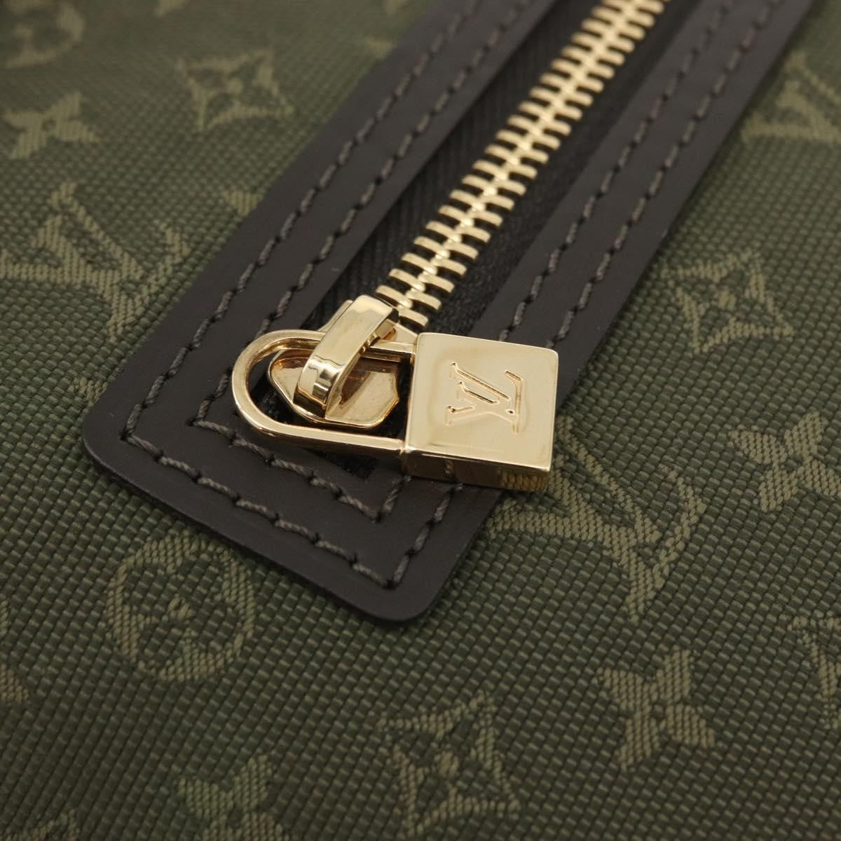 Louis Vuitton Lucille Mini Lin Khaki Canvas Handbag (Pre-Owned)
