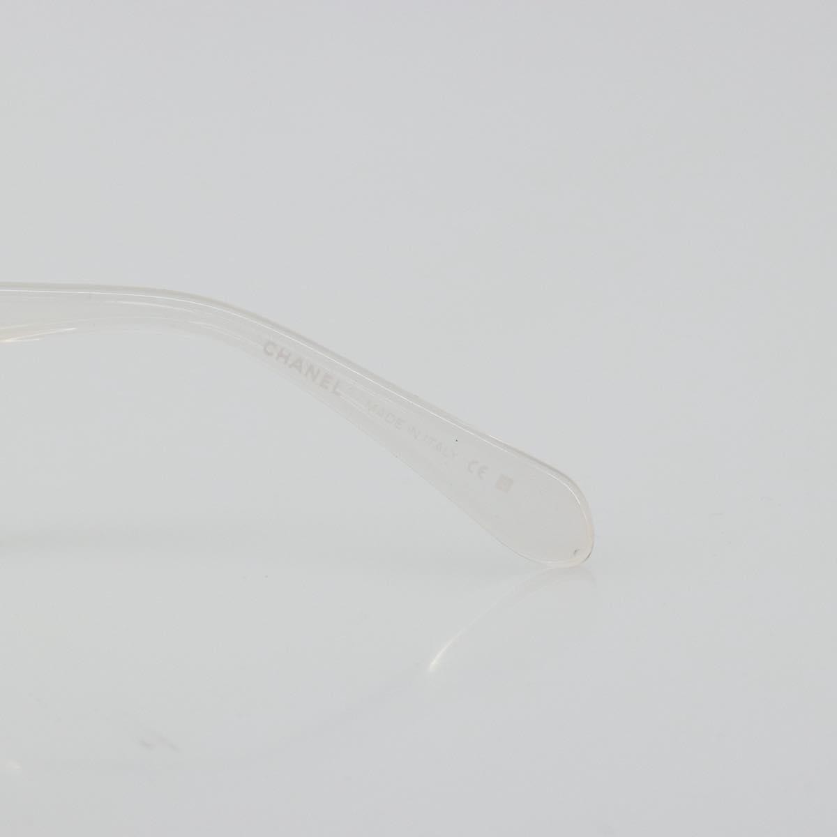 Chanel Logo Cc Plastic Clear Plastic Sunglasse Accessory (Pre-Owned)