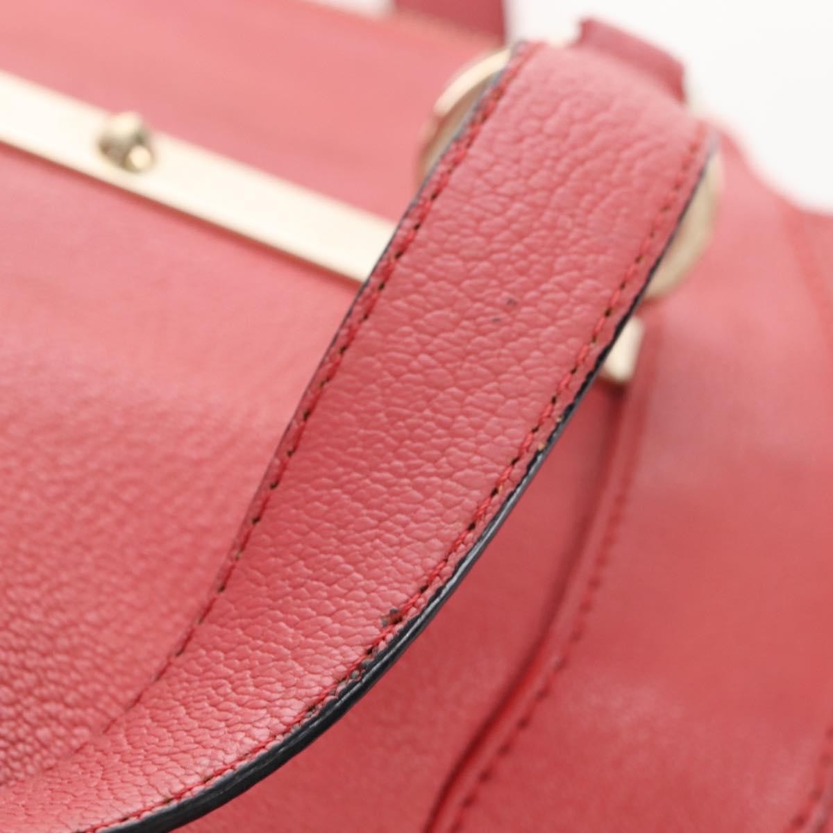 Chloe Bridget Convertible Satchel Leather Pink Leather Handbag (Pre-Owned)