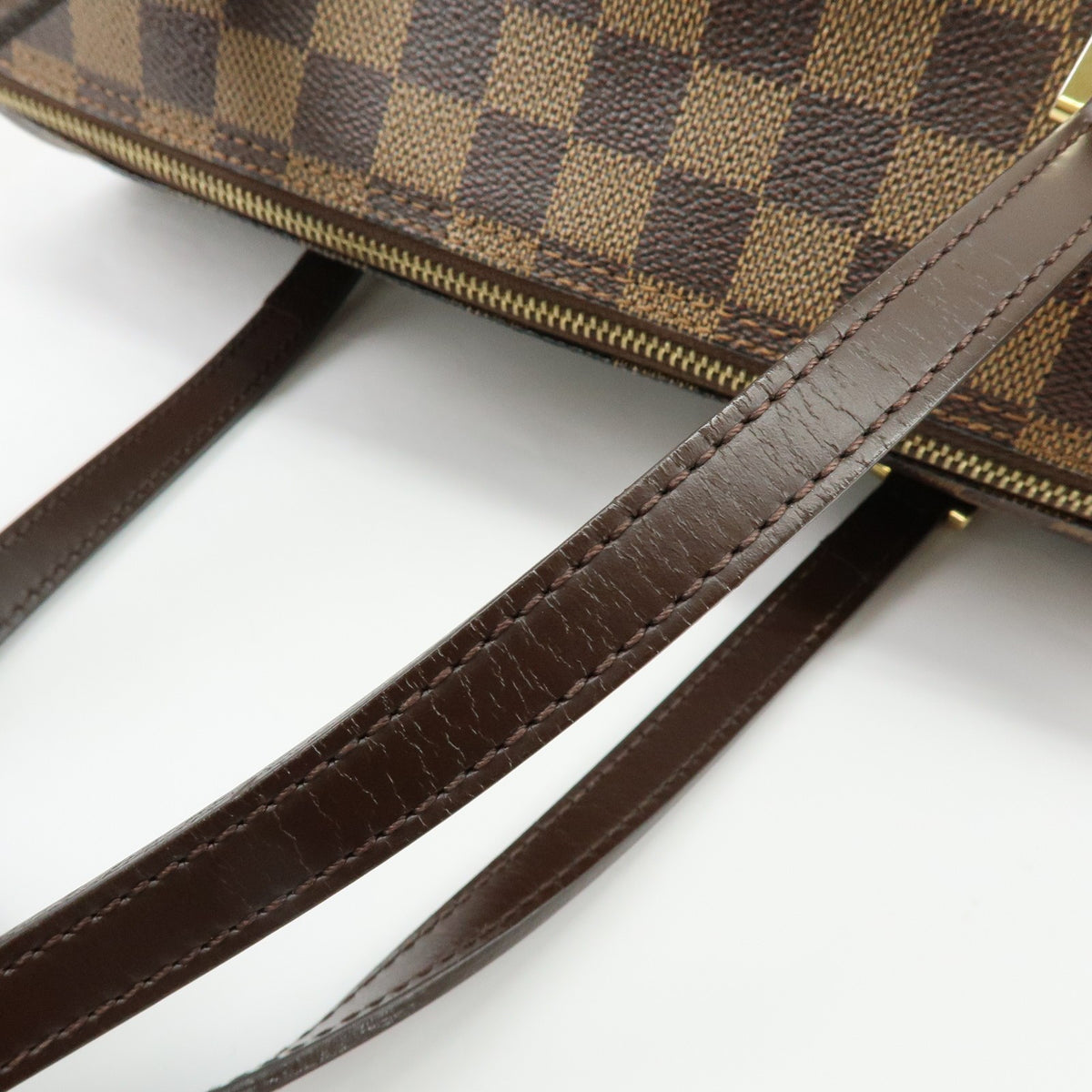 Louis Vuitton Papillon Damier Ebene Brown Canvas Handbag (Pre-Owned)