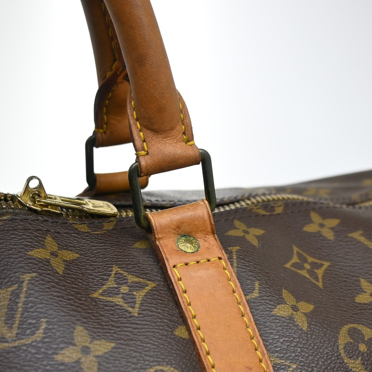 Louis Vuitton Keepall Monogram Canvas Brown Canvas Travel Bag Bag (Pre-Owned)
