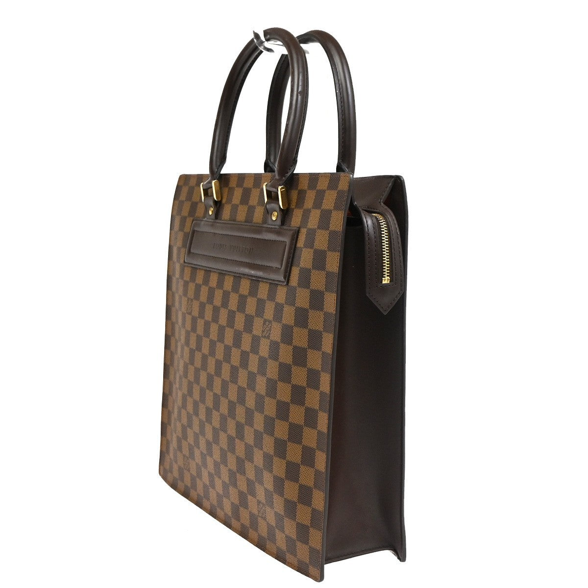 Louis Vuitton Venice Sac Plat Damier Ebene Brown Canvas Tote Bag Bag (Pre-Owned)