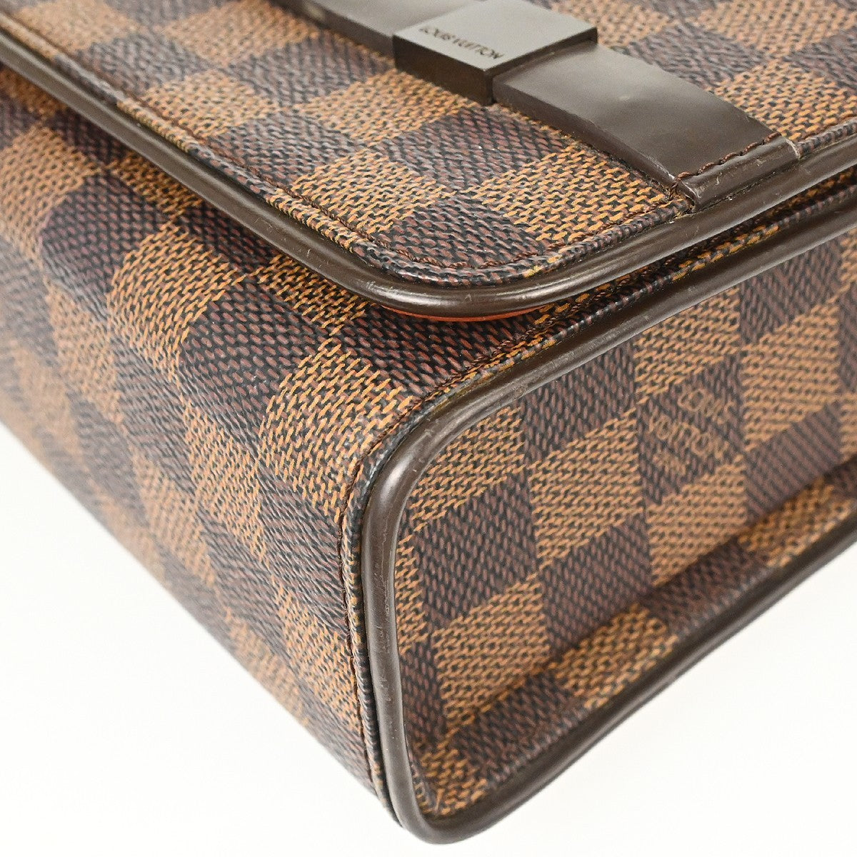 Louis Vuitton Tribeca Carre Damier Brown Canvas Handbag (Pre-Owned)