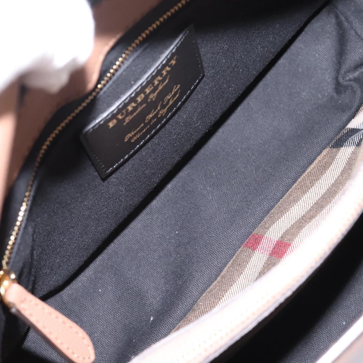 Burberry Camberley Top Handle Leather Brown Leather Shoulder Bag Bag (Pre-Owned)