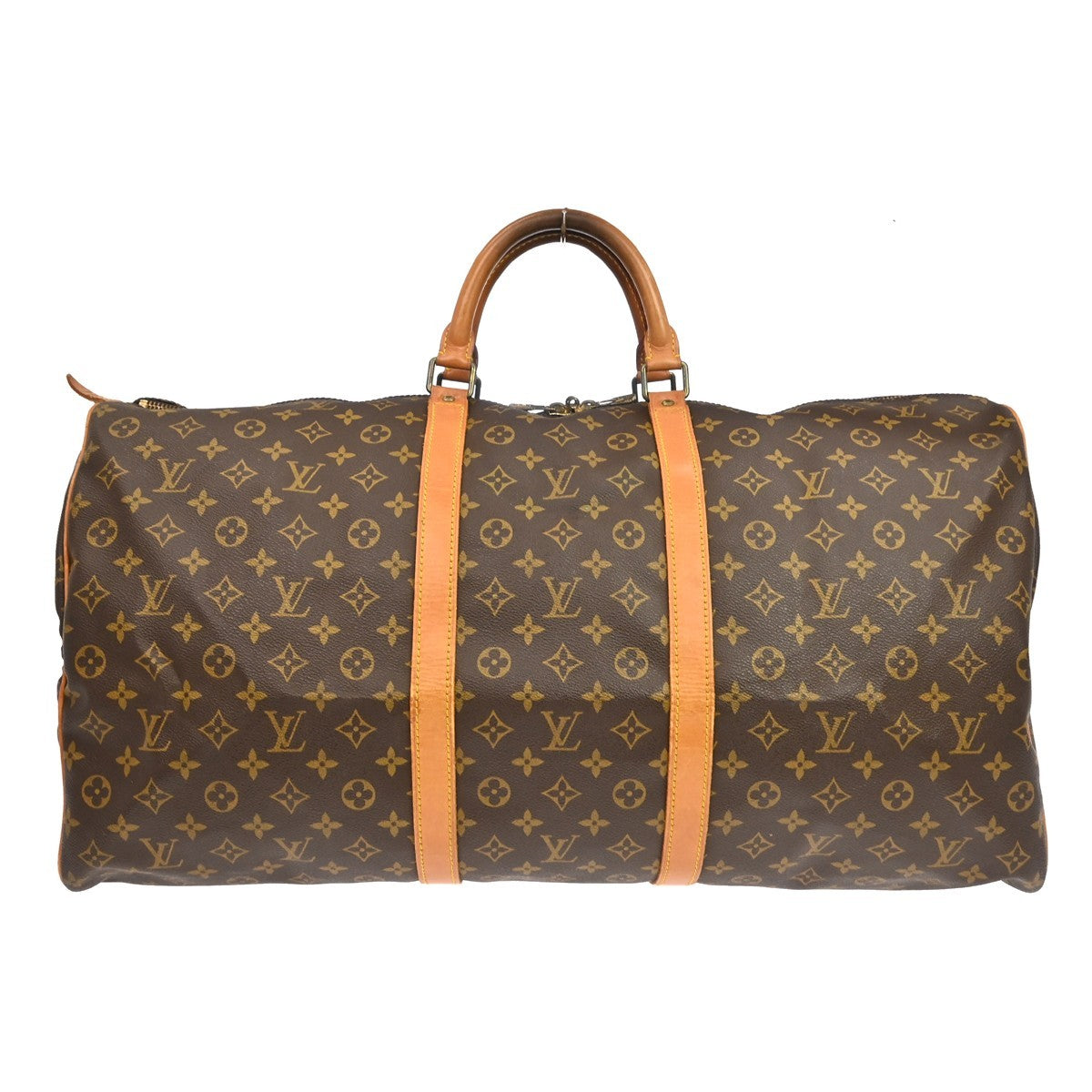 Louis Vuitton Keepall Monogram Canvas Brown Canvas Travel Bag Bag (Pre-Owned)