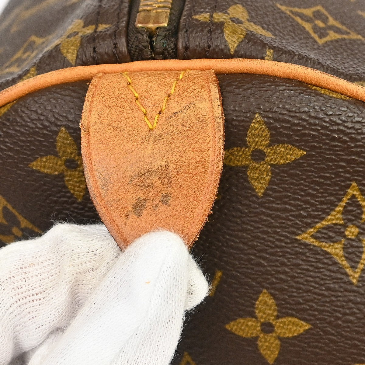 Louis Vuitton Keepall Monogram Canvas Brown Canvas Travel Bag Bag (Pre-Owned)