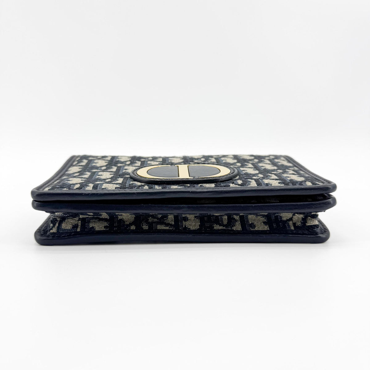 Christian Dior 30 Montaigne 2-In-1 Oblique Canvas Navy Canvas Clutche & Pouche Bag (Pre-Owned)