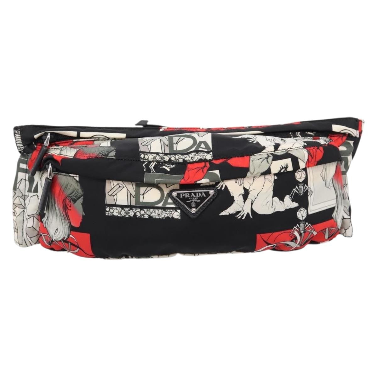 Prada Zip Waist Printed Tessuto Multicolour Nylon Handbag (Pre-Owned)