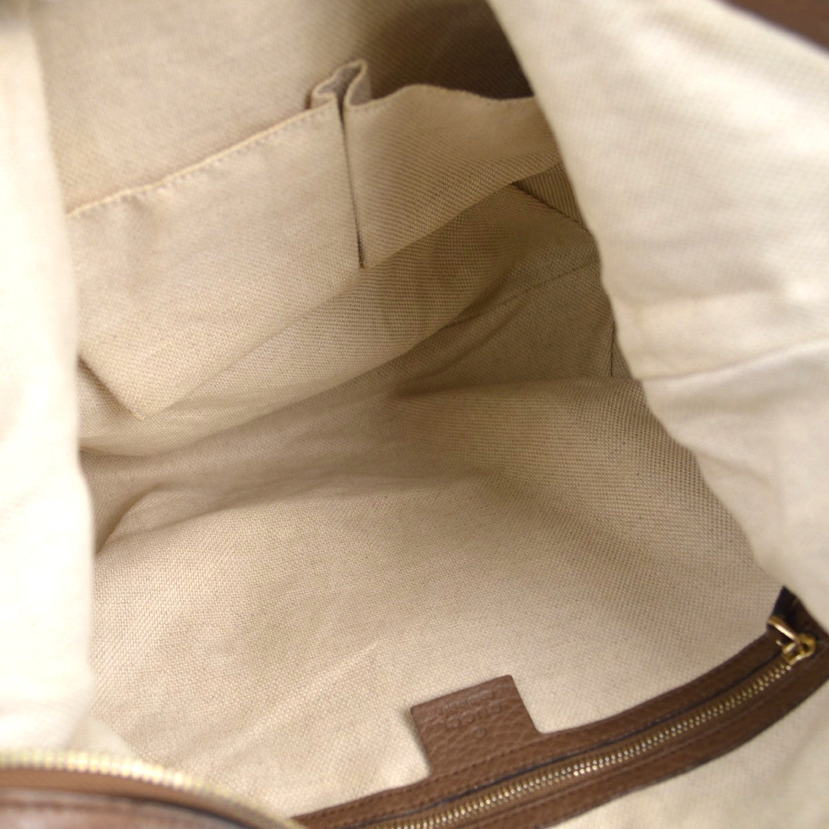Gucci Soho Chain Hobo Leather Brown Leather Shoulder Bag Bag (Pre-Owned)