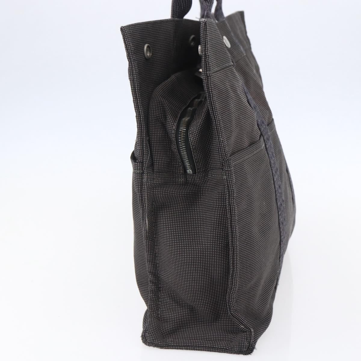 Hermes Fourre-Tout Herline Fourre-Tout Herline Gray Canvas Tote Bag Bag (Pre-Owned)