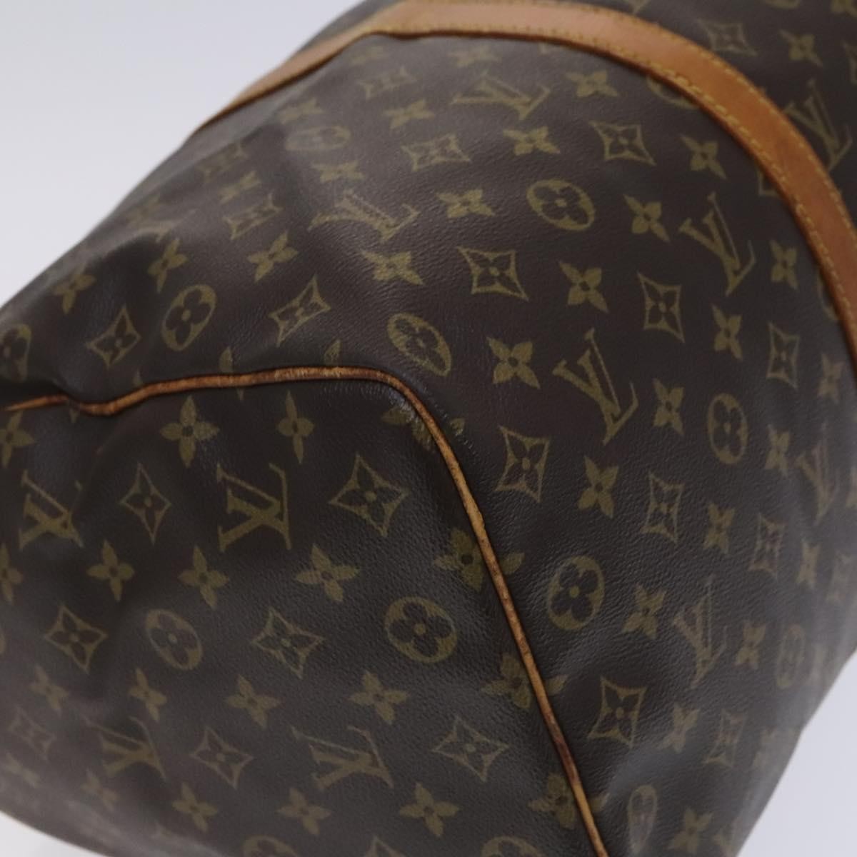 Louis Vuitton Keepall Monogram Canvas Brown Canvas Travel Bag Bag (Pre-Owned)