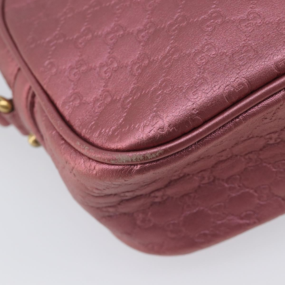 Gucci Sunshine Disco Microguccissima Leather Pink Leather Crossbody Bag Bag (Pre-Owned)