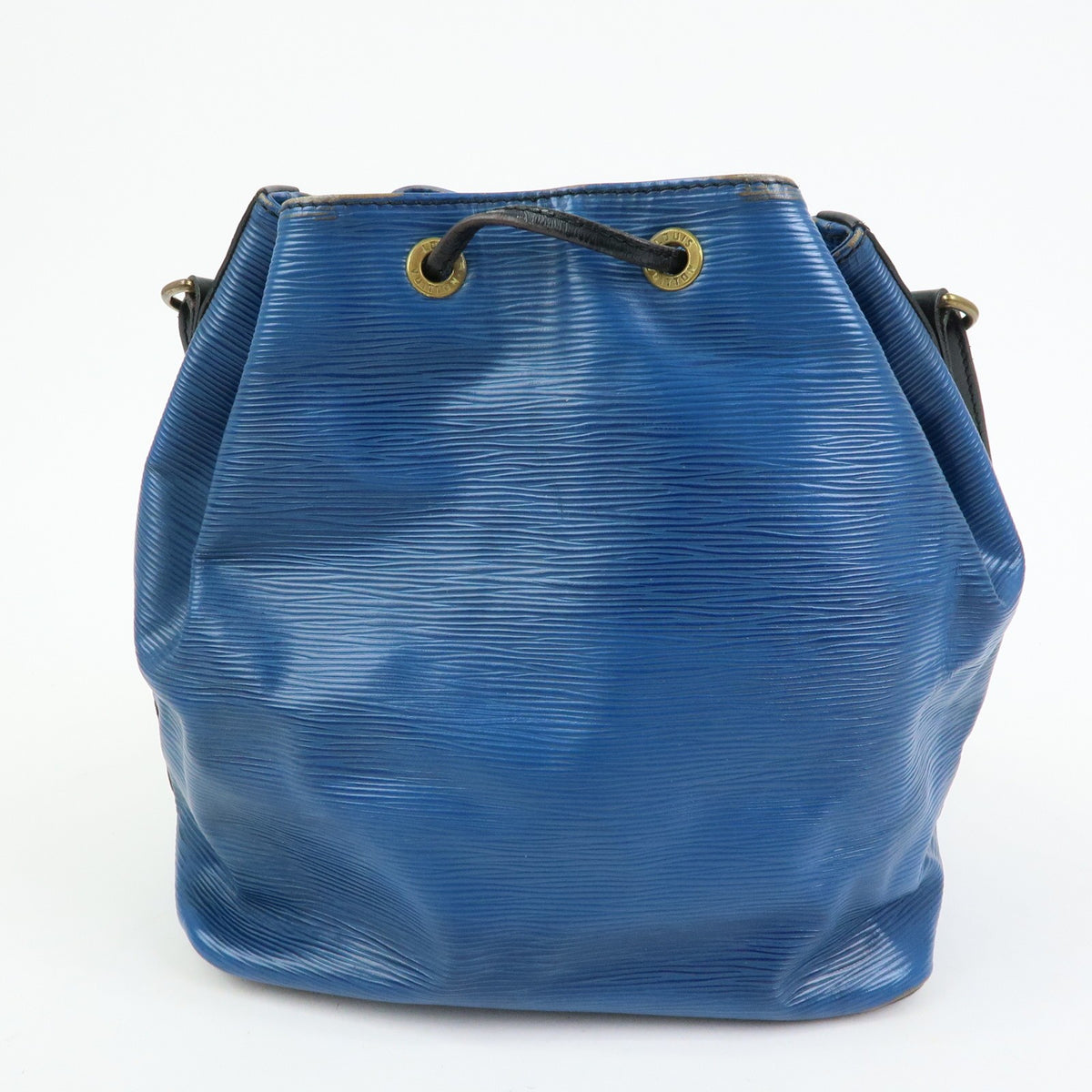 Louis Vuitton Bicolor Petit Noe Epi Leather Blue Leather Handbag (Pre-Owned)