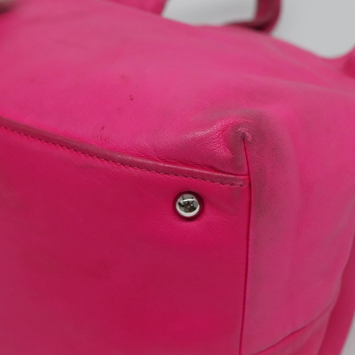 Loewe Vintage Leather Pink Leather Handbag (Pre-Owned)