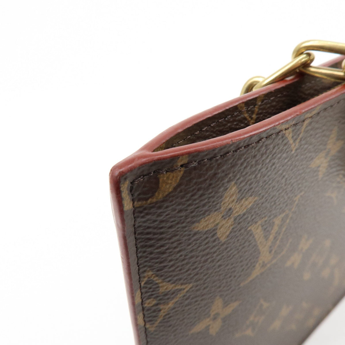 Louis Vuitton Legacy Chain Clutch Monogram Canvas Brown Canvas Clutche & Pouche Bag (Pre-Owned)
