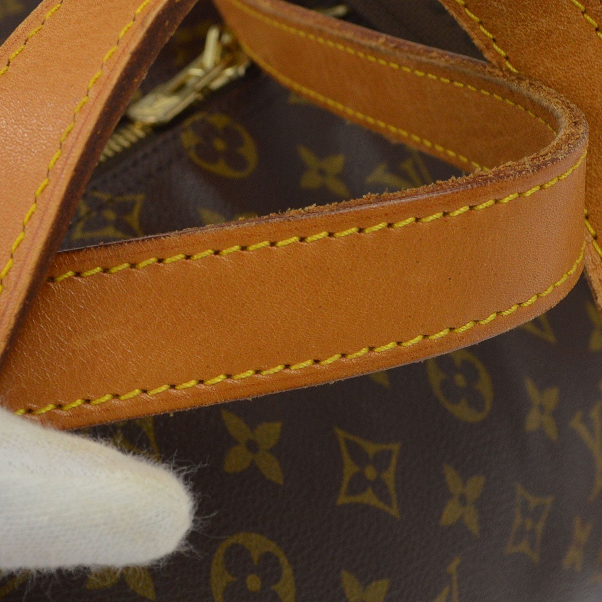 Louis Vuitton Sac Polochon Monogram Canvas Brown Canvas Handbag (Pre-Owned)