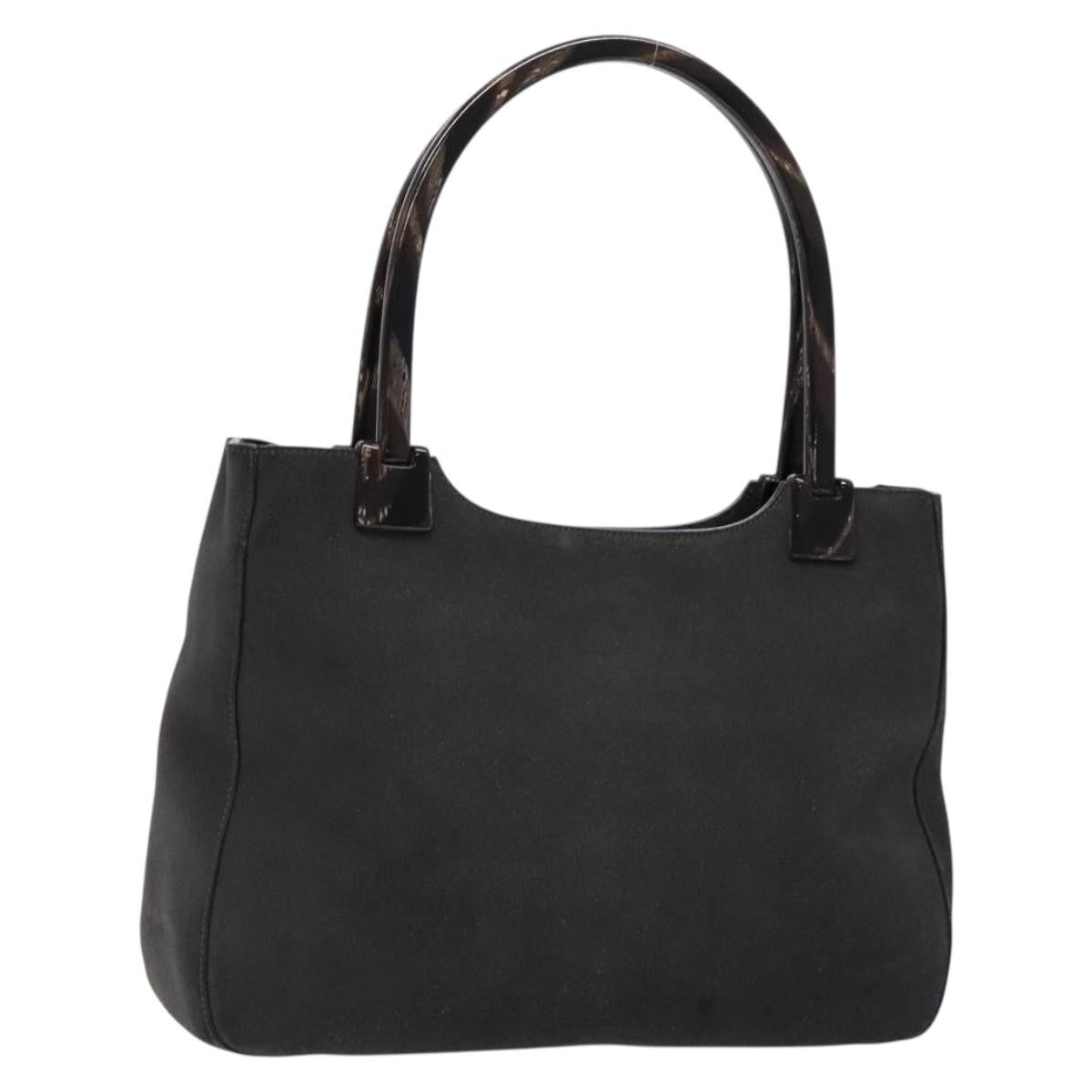 Prada Vintage Tote Suede Gray Suede Tote Bag Bag (Pre-Owned)