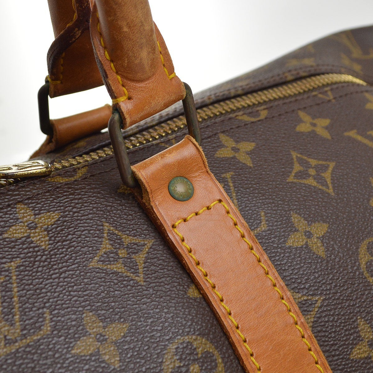 Louis Vuitton Keepall Monogram Canvas Brown Canvas Travel Bag Bag (Pre-Owned)
