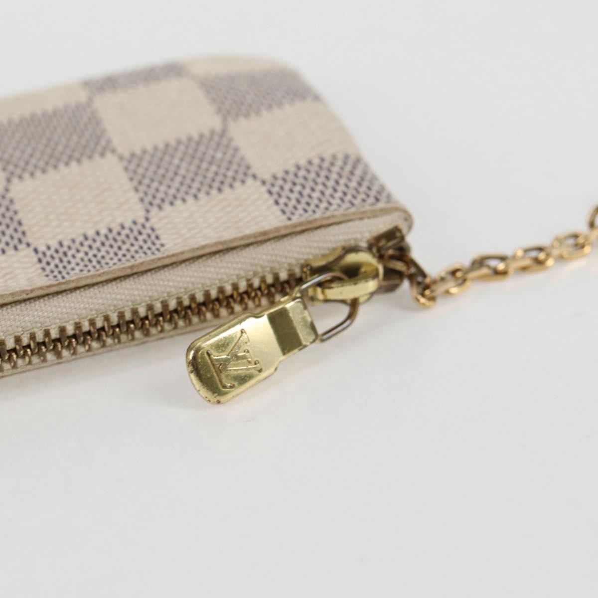 Louis Vuitton Pochette Clés Nm Canvas White Canvas Wallets Accessory (Pre-Owned)