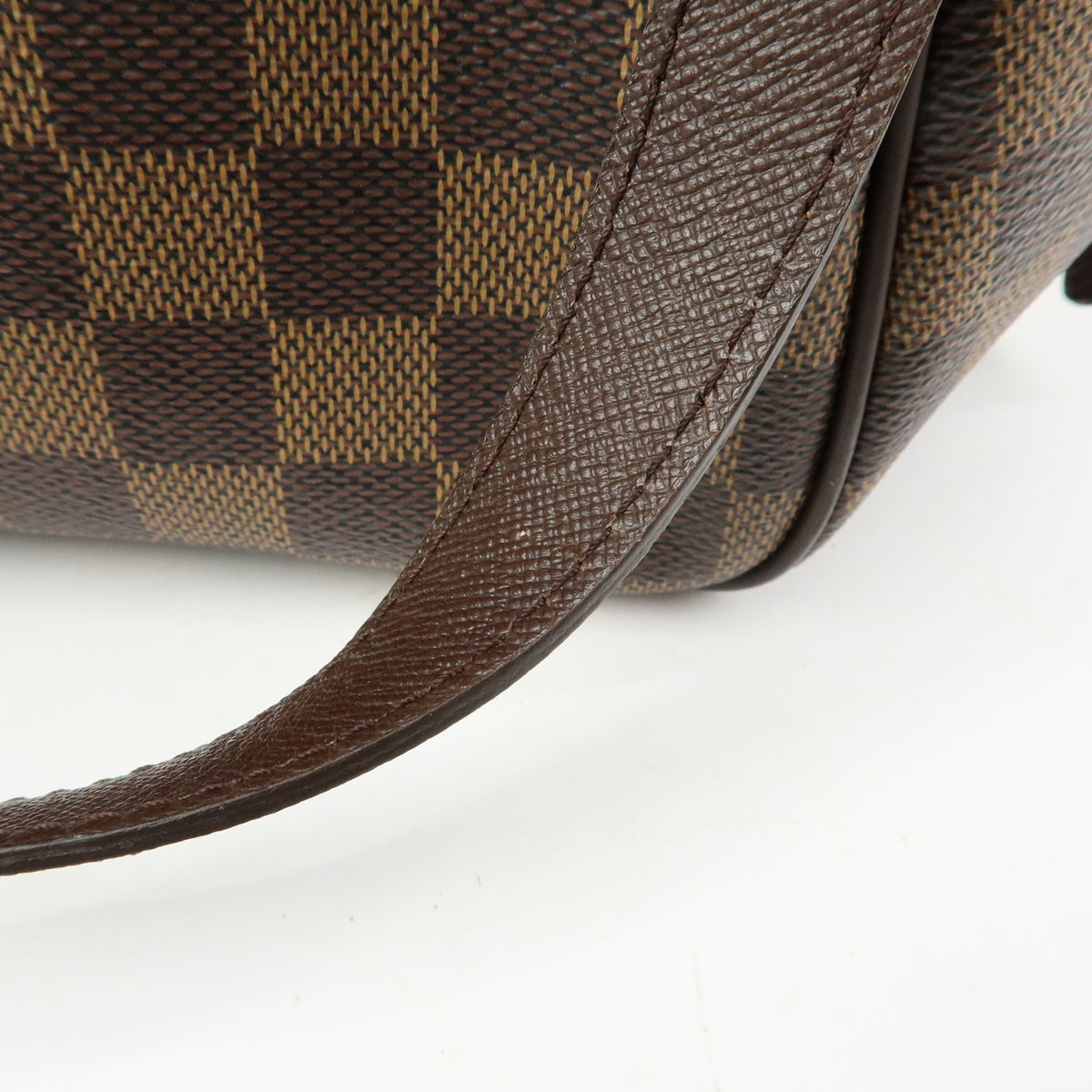 Louis Vuitton Belem Damier Brown Canvas Handbag (Pre-Owned)
