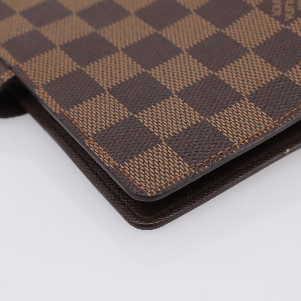 Louis Vuitton Agenda Cover Damier Canvas Brown Canvas Wallets Accessory (Pre-Owned)