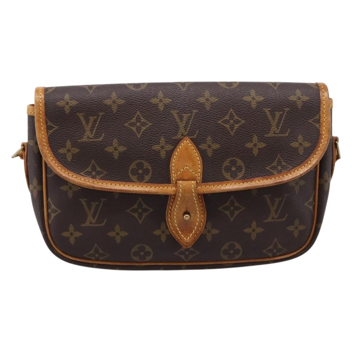 Louis Vuitton Sac Gibeciere Messenger Monogram Canvas Brown Canvas Shoulder Bag Bag (Pre-Owned)
